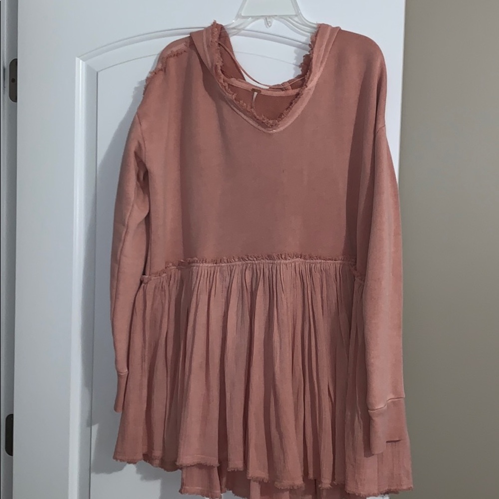 Free People hoodie pullover Sz M